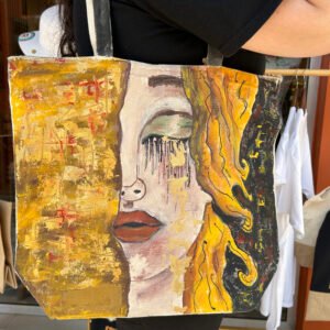 Ζωγραφιστή Τσάντα Tote "Aurelia"