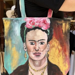 Ζωγραφιστή Τσάντα Tote "Frida’s Soul"