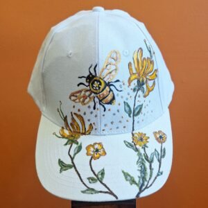 Καπέλο Ζωγραφιστό " Bees "
